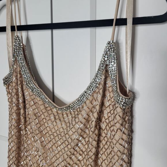 Mac Duggal Spaghetti Strap Column Gown - Picture 4 of 11